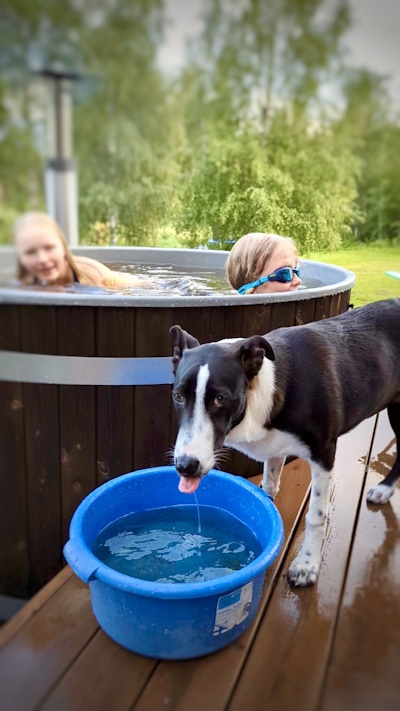 Kirami | I bambini potranno godersi le giornate piovose nella tinozza, mentre Maggie sogna la sua propria tinozza.