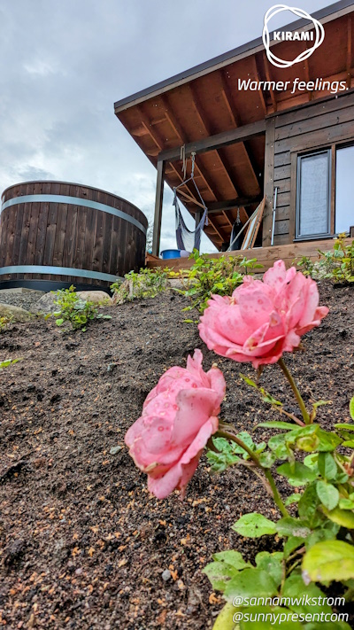 Nella tinozza potrai godere della bellezza e dei profumi della natura circostante | Kirami