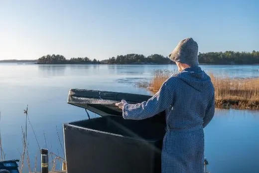 Comfort BlackIce S - BlackLeather, grigio