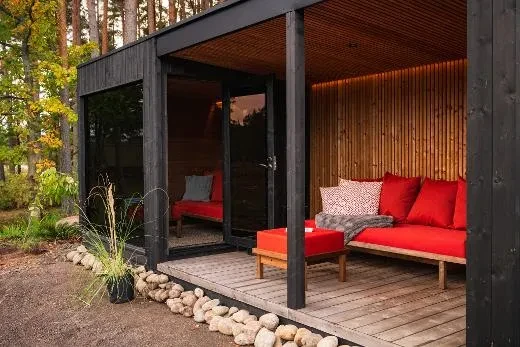 Il lounge è uno spazio meraviglioso per rinfrescarsi dopo il bagno turco | Kirami FinVision® -lounge M Misty