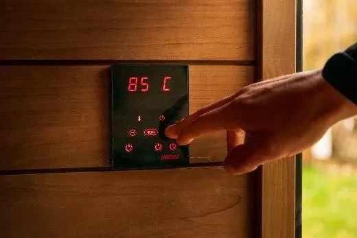 Kirami FinVision® -sauna M Misty, Harvia Virta Combi 10,8 kW