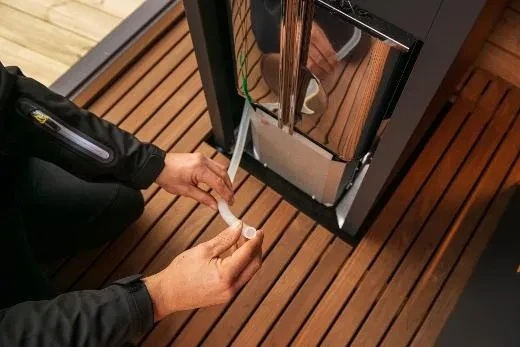 Kirami FinVision® -sauna M Misty, Harvia Virta Combi 10,8 kW