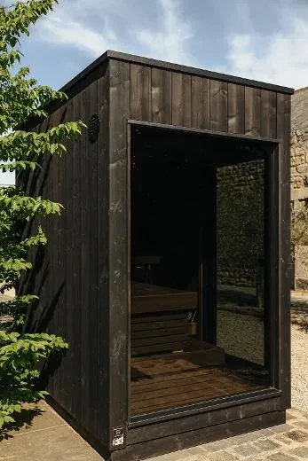 This small outdoor sauna is more spacious than it looks | Kirami FinVision® -sauna S Misty